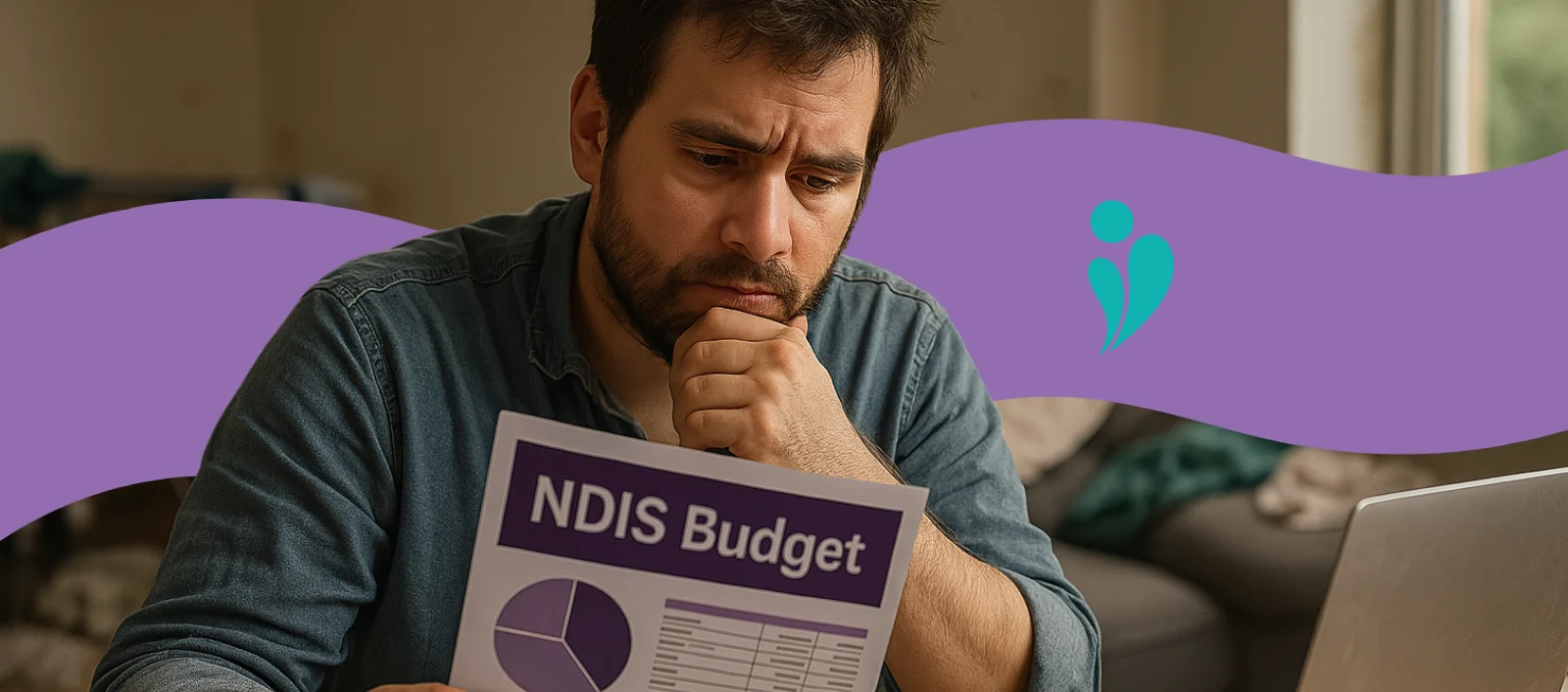 NDIS participant trying to manage his NDIS budget alone and making mistakes without support coordinator or plan management assistance