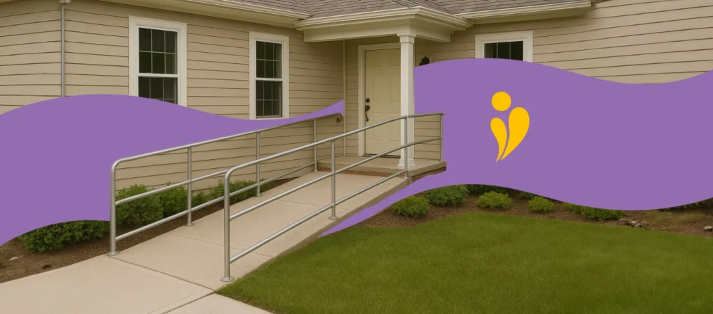 ndis home modification ramp leading into home